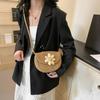 Spring New One-shoulder Crossbody Bag Beach Casual and Beautiful Korean Cotton Thread Braided Beach Bag Vacation
