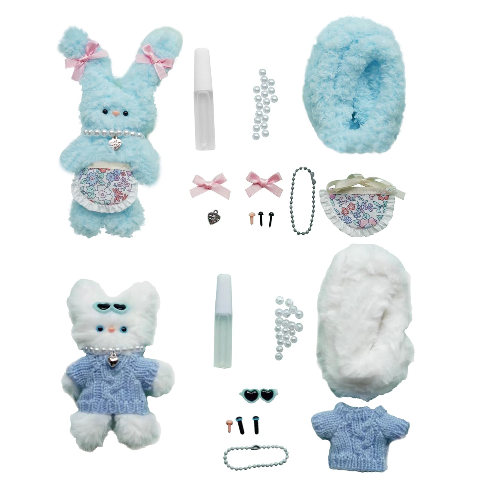 

PNHAEH Набор для куклы-крота, Поделки, Искусство из проволоки, Пушистая плюшевая игрушка, Милый корейский брелок, Набор для ручной работы DIY, Набор для брелока-крота - Красивое украшение и просто