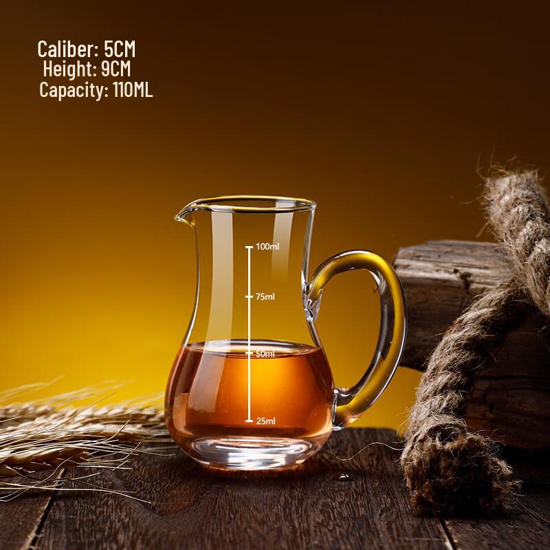 Glass Wine Decanter with Measurement Scale
