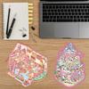 2PCS Fairy Tale Candy House Sticker Nostalgia Home Decoration Harajuku Playroom Living Home Cafe Skateboard Retro Gift Stickers