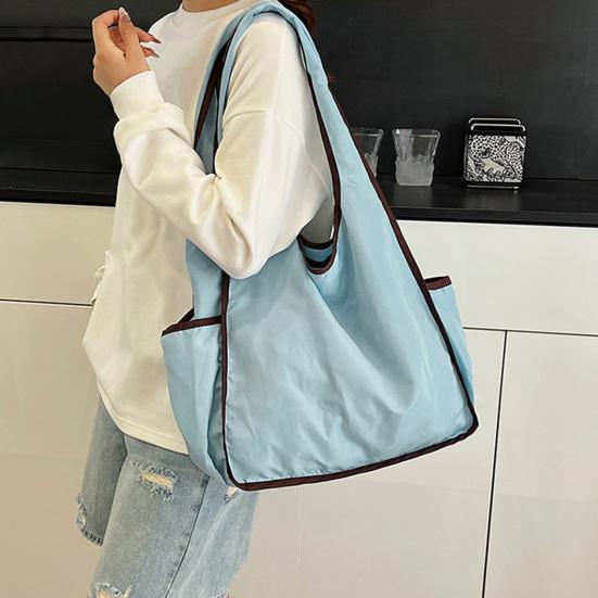 Shopping Bag High-Density Nylon Fabric Lightweight Waterproof Foldable Large Capacity Shopping Tote Travel Shopping Bag