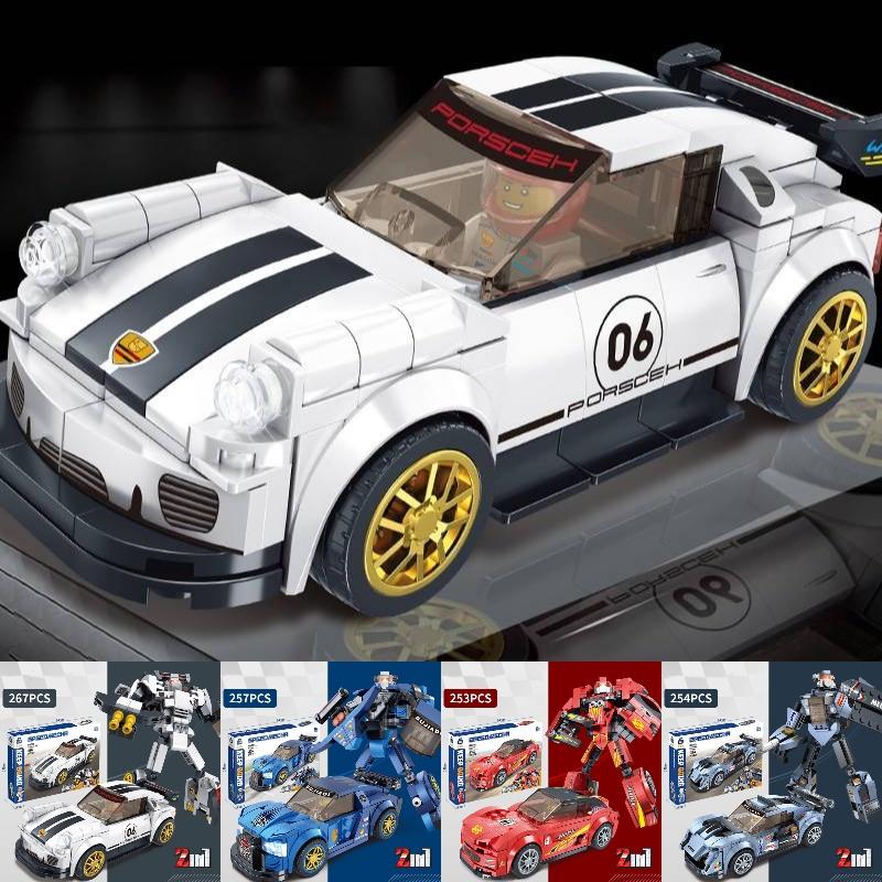 Çocuklar İçin Serin Ve Gerçekçi Kendin Yap Montaj Robotu Abs Plastik Küçük Parçacıklı Yapı Blokları Oyuncak