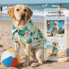 Comfortable Pet Summer T-Shirt Soft Dog Short Sleeve Dog Hawaiian Style Clothes  Beach Travel