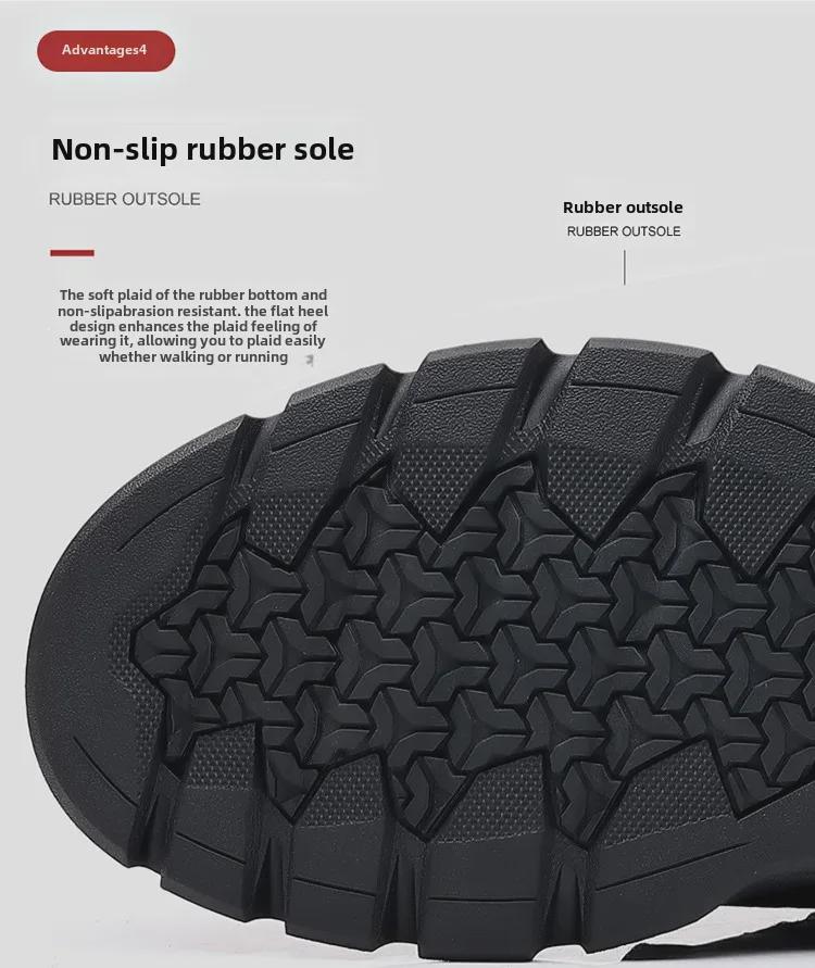 Pánské zimní boty středního střihu v britském stylu z černé kůže se sametovou podšívkou