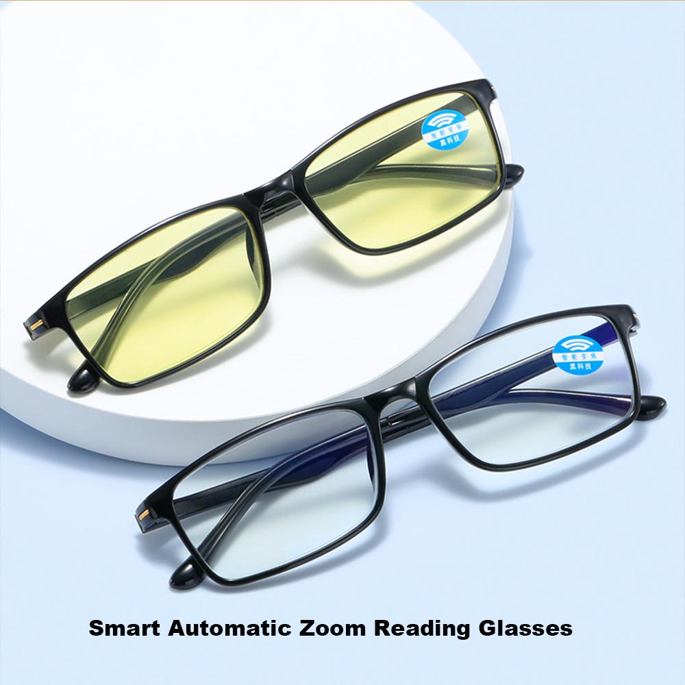 Anti-Blue Light Glasses Pc Smart Zoom Eyeglasses Reading Glasses Tr90 Adjustable Reading Glasses For Women Men Reading