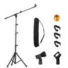 Floor Mic Stand Tripod Boom Arm Microphone Holder Height Adjustable Mic Holder Suitable for Any Microphone Performance Singing