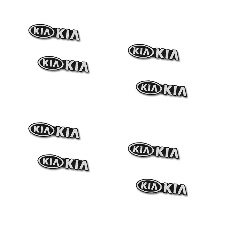 4/8pcs Metal Car Audio Decoration Sticker Auto Badge Decal For Kia Sportage Ceed Optima Forte 5 3 4 K Morning Picanto Rio Stonic zqdtx40