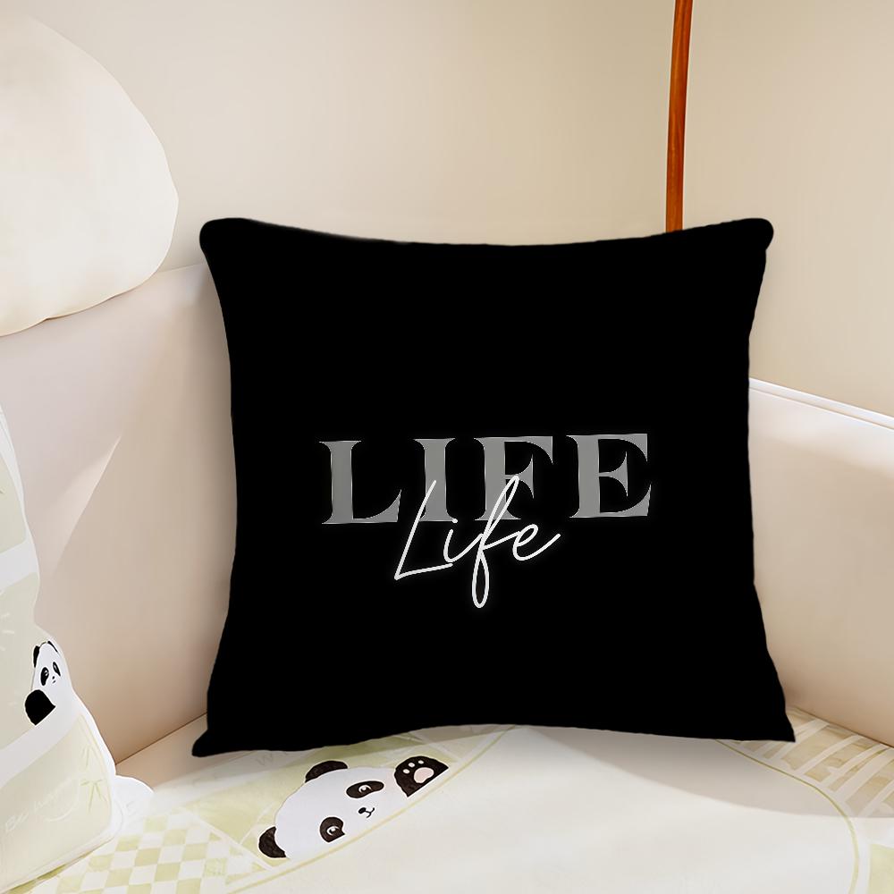 Flower Pattern love cushion cover Pillow Case Plush Fabric Soft Double Sided Print Sofa Cushion Cover Throw Pillow Covers