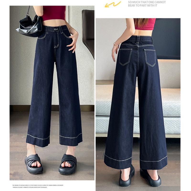 GMXIA Women's Fashion Casual Solid Color Print High Waist Pants & Capris