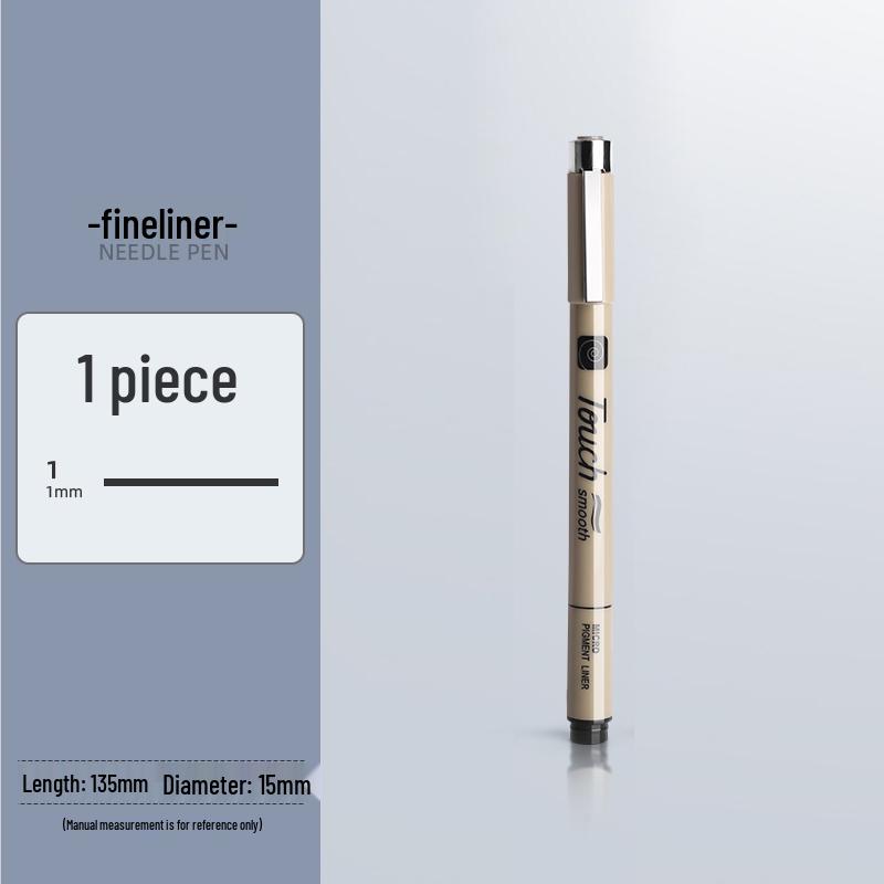 Waterproof Brown Technical Pen for Manga and Line Art Drawing