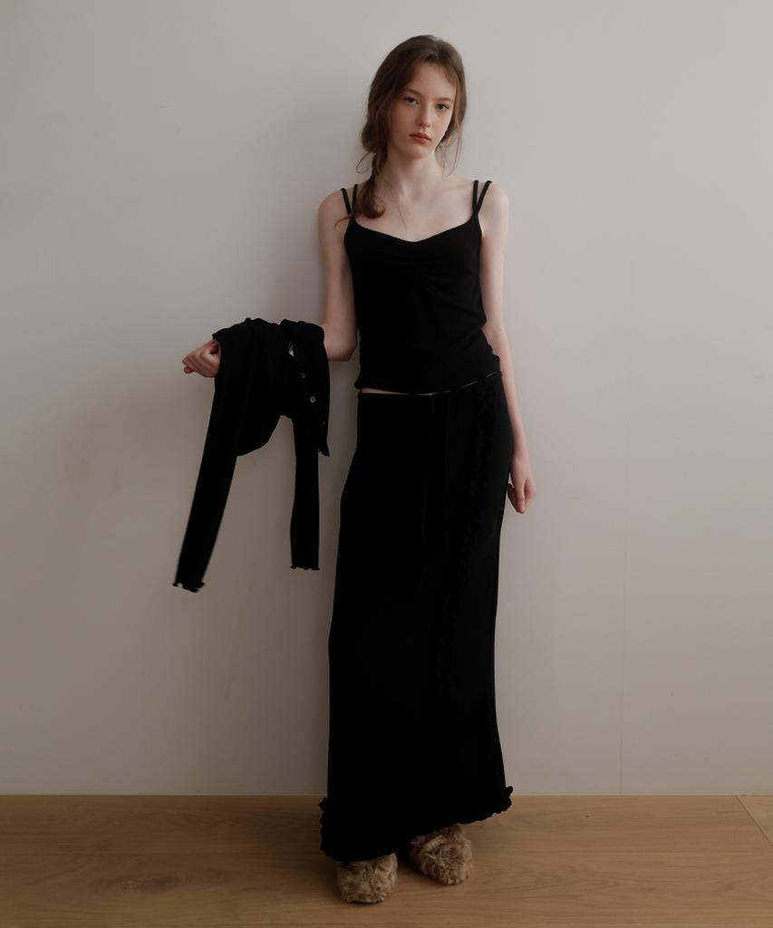 Shearing Mona Skirt_[Black]