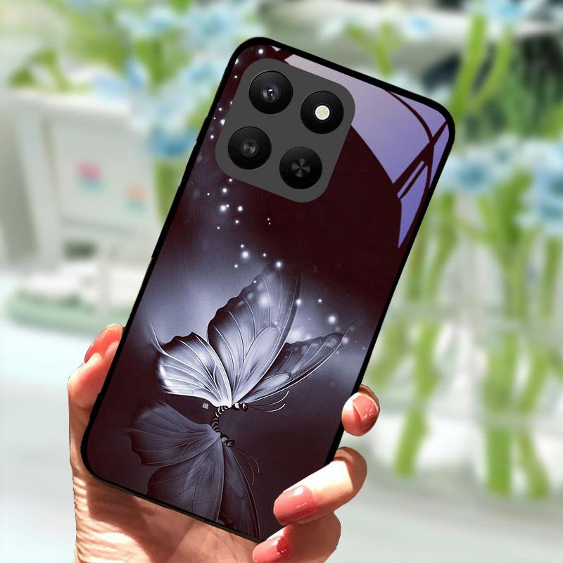 For Honor 400 Smart 5G Case Full Camera Protection Phone Cover Tempered Glass Cases For Honor 400Smart Case Shell Fundas Coque