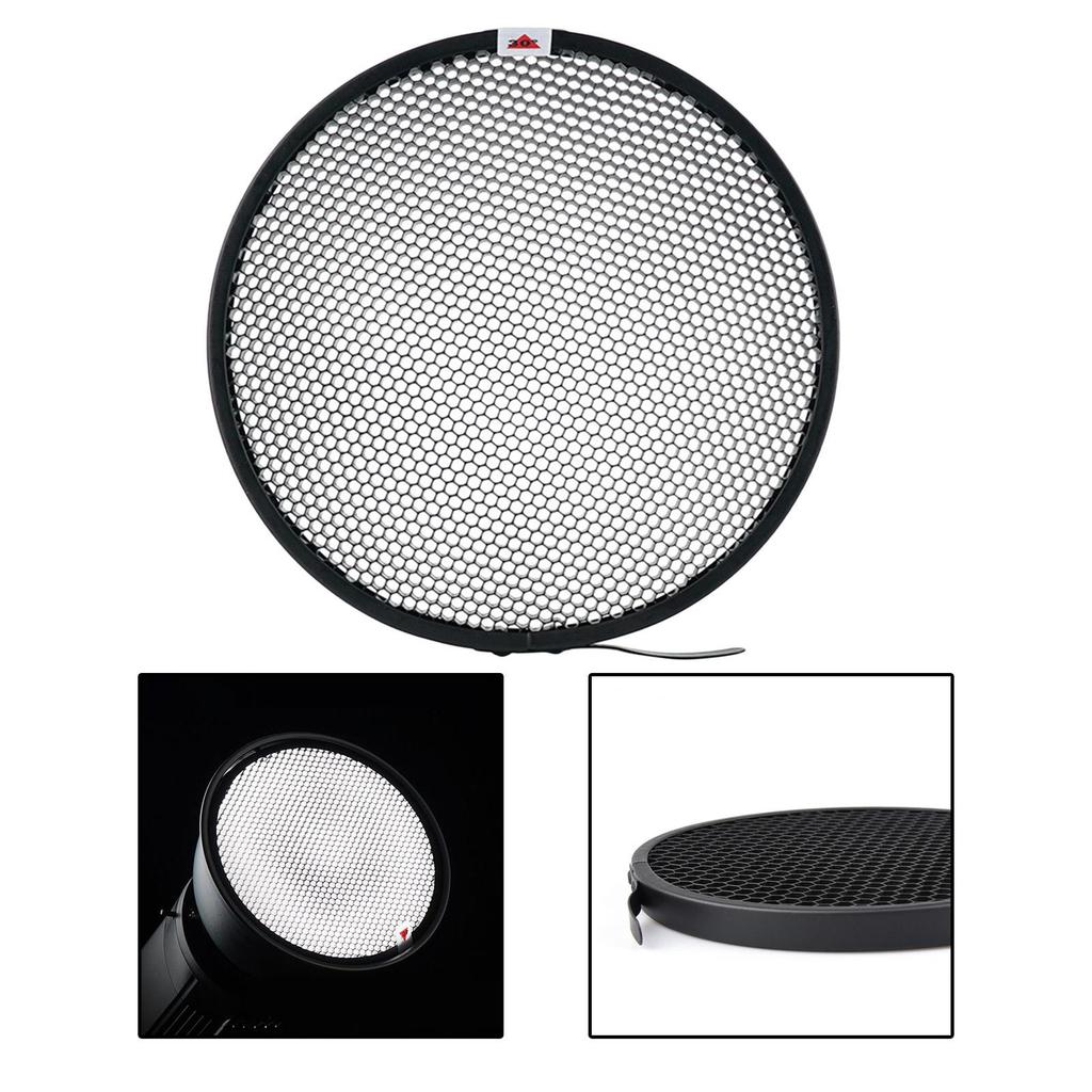 6.69 inch Bowens Mount Standard Reflector Diffuser Lamp Shade Dish Honeycomb Grid for Soft Light Photographic Studio Kits