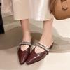 Fashion New Style Fashion Women Slippers Pointed Toe High Heels Sandals Sexy Stripper Party Slides Mule Ladies Shoes Slingbacks Slides