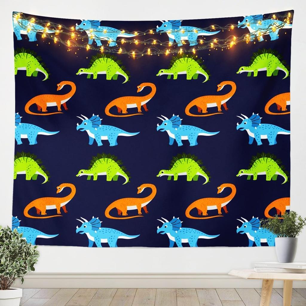 3D Parrot Tapestry,Palm Leaves Floral Wall Hanging Art Kids Boys Girls Home Room Decor,Tropical Wild Animal Plant Wall Blanket