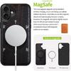 Carveit Magnetic Case for iPhone 16 Plus Case, Wood Artisan Engraved & Handmade Shell Inlaid, TPU Shockproof Cover, Compatible with MagSafe Wireless