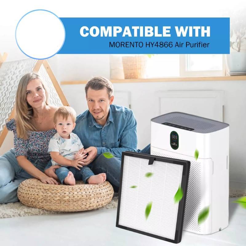 Air Purifier Filter For Morento Hy4866 And Yiou M1 With Hepa Tech For Clean Indoor Air