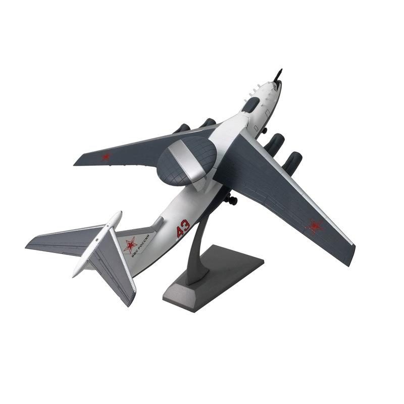 1:200 Soviet A-50 AWACS Diecast Airplane Model Alloy Military Jet Finished Aircraft Display Decoration Collectible Gift