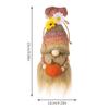 1/2PC Fall Dwarf Elf Dolls Scandinavian Swedish Tomte Gnomes Thanksgiving Decoration Harvest Elf Dwarf with Sunflower Maple Leaf