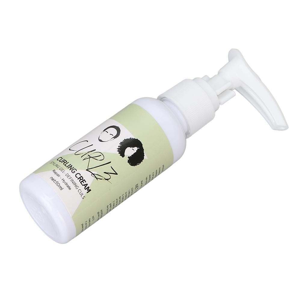 Curl Defining Cream Curly Hair Elastin Hair Moisturizing Curly Hair Styling Fluffy Elastic Cream