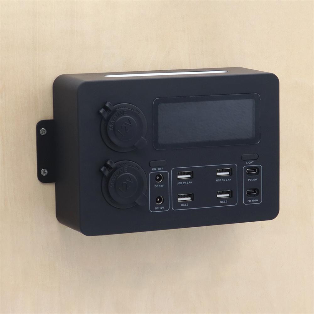 12V Power Distribution Box With USB Type-C LED display For Car Boat RV Truck SUV