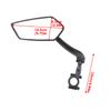 Bike Rearview Mirror 360° Rotation for 2-2.4cm Handlebar High-Definition Wide View DH12-2 A Pair Set