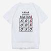 Pensa Fuori dagli Schemi Magliette Divertenti Uomo Magliette Uomo Marca Moda Magliette Uomo Estate T-shirt Uomo Hip Hop Moda Casual