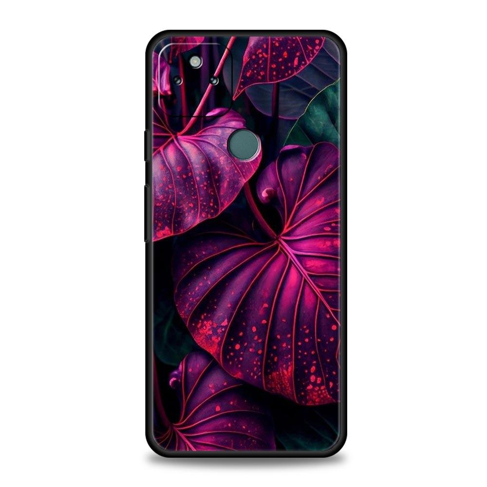 Phone Case Cover for Google Pixel 10 9 8 7 6 7A 6A Pro Shockproof Soft TPU 10 9 Pro XL Shell Capas Fundas Colorful Leaves Coque