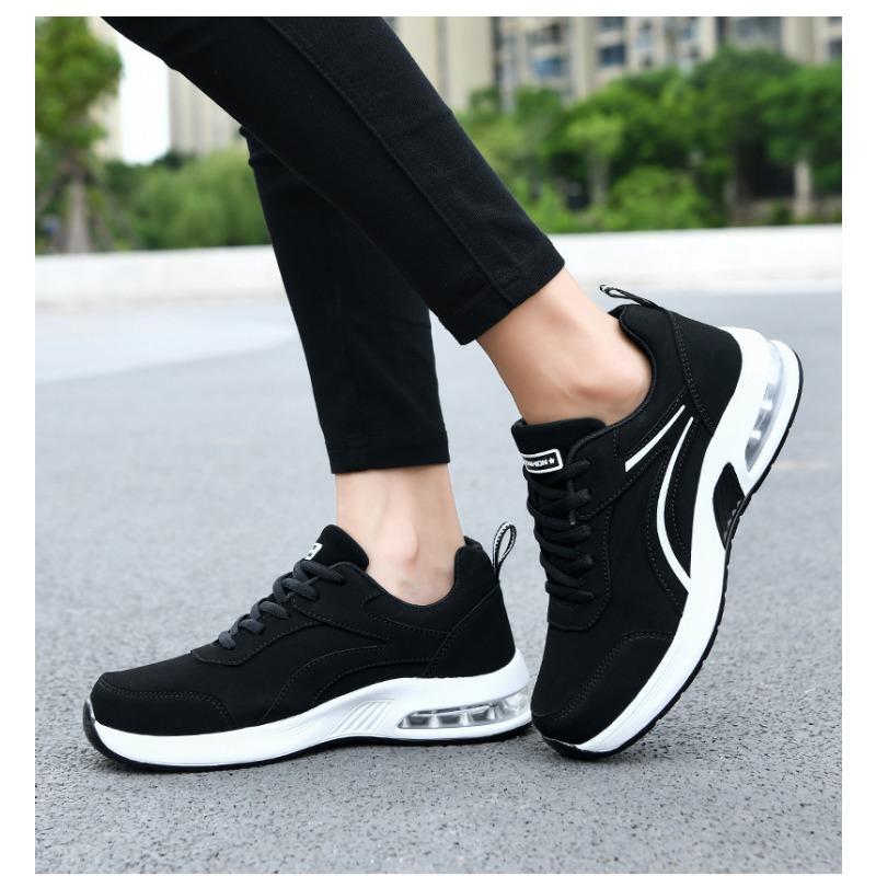 Autumn New Women's Shoes Fashionable and Comfortable Sports Shoes Thick Soled Fly Woven Mesh Casual Sports Women's Shoes
