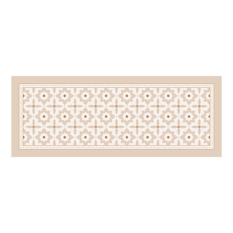 Non-Slip, Oil-Proof PVC Kitchen Floor Mat - Stain-Resistant, Easy-Clean, Full-Coverage Leather