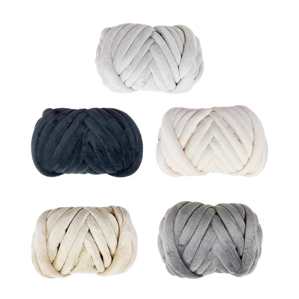 Kalın İplik Dokuma El Örgüsü Yıkanabilir Örgü Uzunluk 20M Hacimli İplik Kol Örgüsü