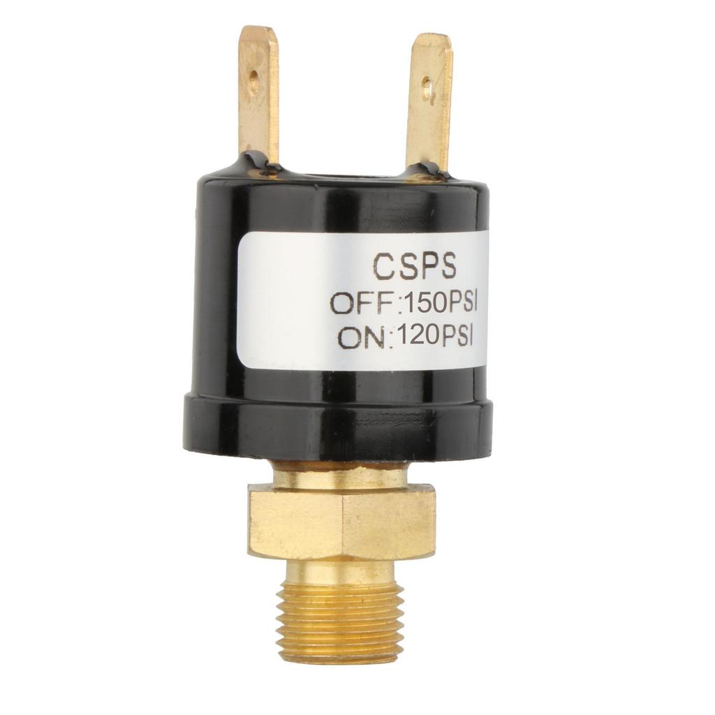 Heavy Duty Air Compressor Pressure Control Switch 12 V 1/8 Inch End Copper Air Horn Pressure Switch Replace