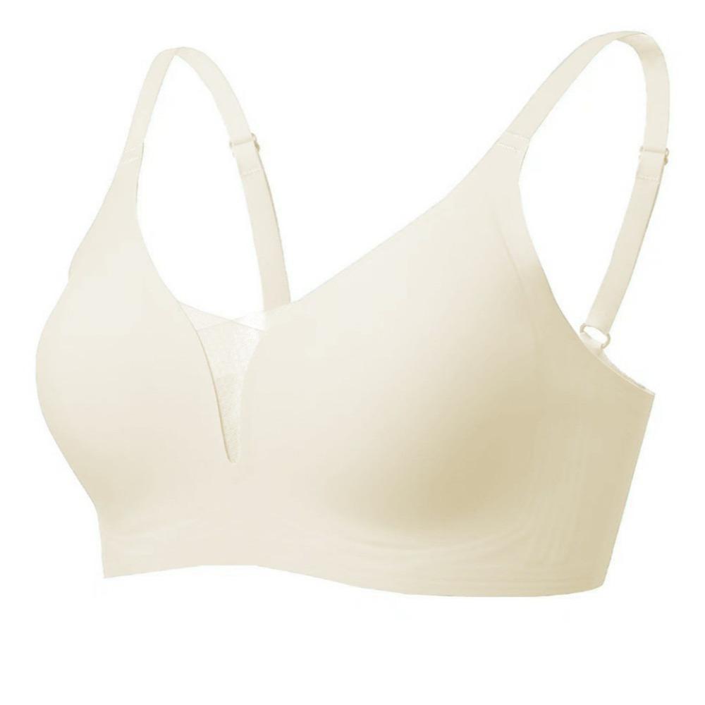 Plus Size Women Wireless Seamless Bralette Push Up Bra No Underwire Comfortable Back Support