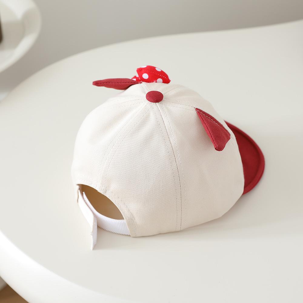 Children's Bow-tie Cat Soft Brimmed Hat With Brim - Sun Hat For Girls' Casual Wear