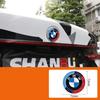 For BMW M E46 E90 E60 Car Sticker A 72/81mm Car Hood Front Rear Trunk Steering Wheel Emblem Badge Replacement Sticker For BMW G30  E46 QBT-BMW XGNST1