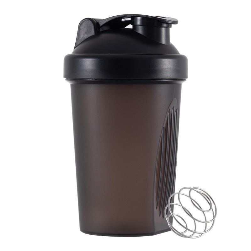 Sports Water Cup with Shaker Balls Leak Proof Drink Shaker Bottle Whey Protein Powder Mixing Bottle Fitness Gym Shaker Drink Cup