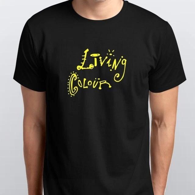 LIVING COLOUR TSHIRT All sizes S M L XL XXL colours Black White S