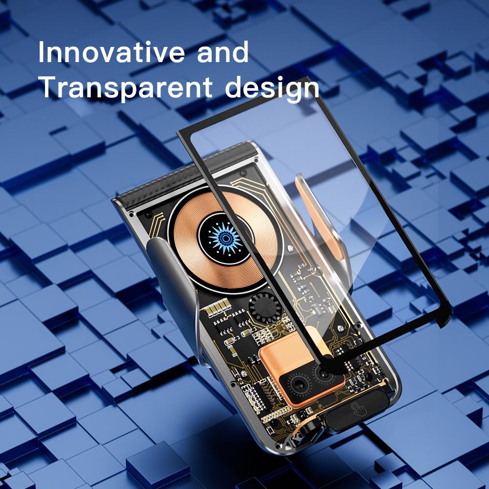 Magnetisk trådløs billader 15w hurtigladingsholder for Iphone14pro 14 13 12 Automatisk klemme luftventilfeste for Huawei Mate50pro