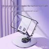 Universal Foldable Metal Phone & Tablet Stand - Rotatable & Ideal for Live Streaming