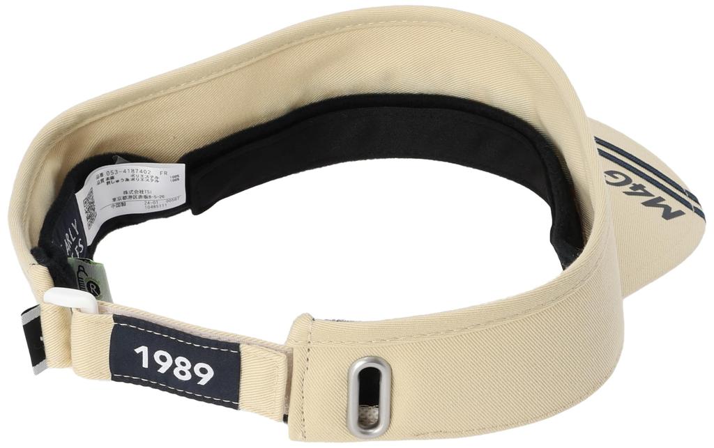 PEARLY GATES Unisex Sun Visor (Basic, Adjustable Size) / Golf Hat / 053-4187402 040_Champagne FR