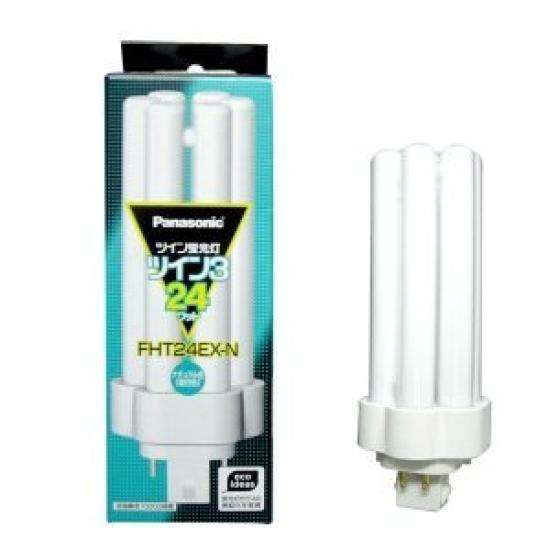 

Panasonic 10 Piece Set Compact Fluorescent Light 24W Natural Color (3 Wavelength Daylight White) Twin Fluorescent Light Twin 3 (6 Bundled Bridge)