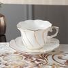 European TeaSet Porcelain Tea Set Gift Coffee Water Set Retro Coffee Cup Dish New Bone China Teacup Set