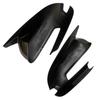 Glossy Black/Carbon Fiber Look Car Side Rearview Mirror Cover For Hyundai Kona 2018- Wing Mirror Caps Trims M Style