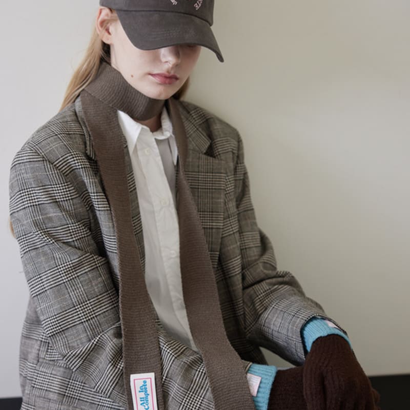 Écharpe Tricotée Fine INCOMPLÈTE (6 couleurs)