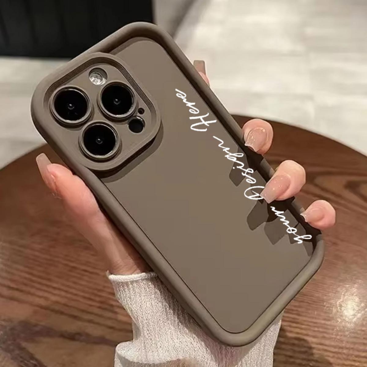 

Индивидуальный фирменный роскошный чехол Candy Matte для телефона realme C75 C67 C65 C63 C61 C55 C53 C51 14 Pro+ 5G Pro 13 12x 4G Note 60 50 Мягкий чехол realme C75 коричневый