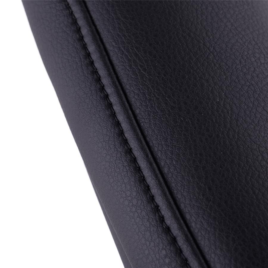 For 2011-18 Toyota Sienna Front Seat Armrest Cover Trim Black Synthetic Leather