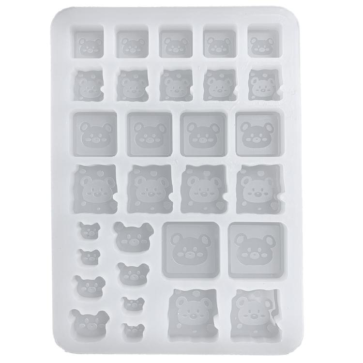 

Silicone Epoxy Resin Quicksand Hollow Mold for Keychain Pendant Jewelry Making 1