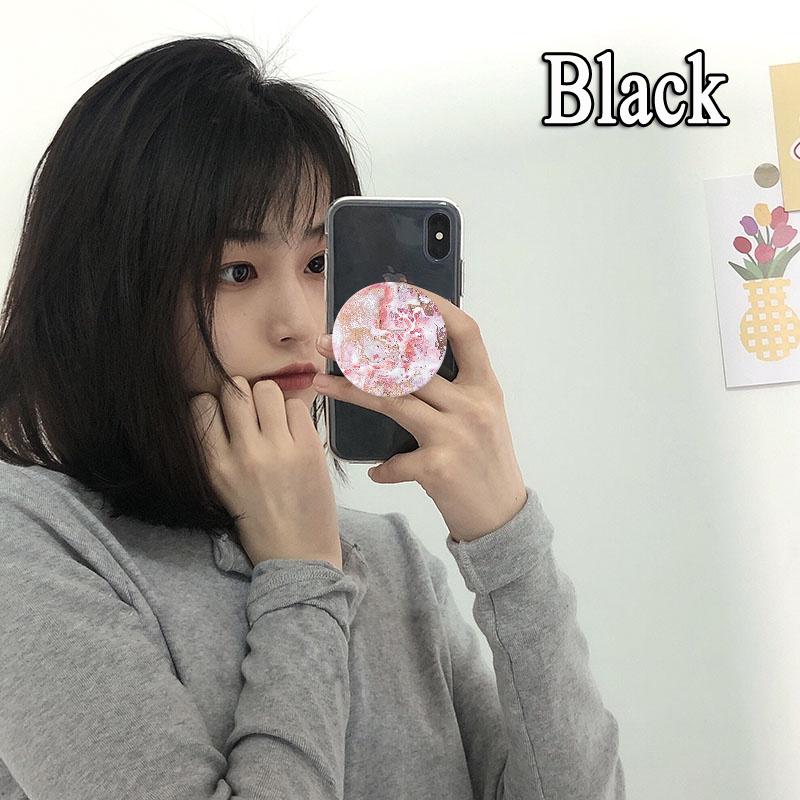 Artistic Quicksand Support Holders Supports For Mobile Tablets Retractable Finger Grip Holder