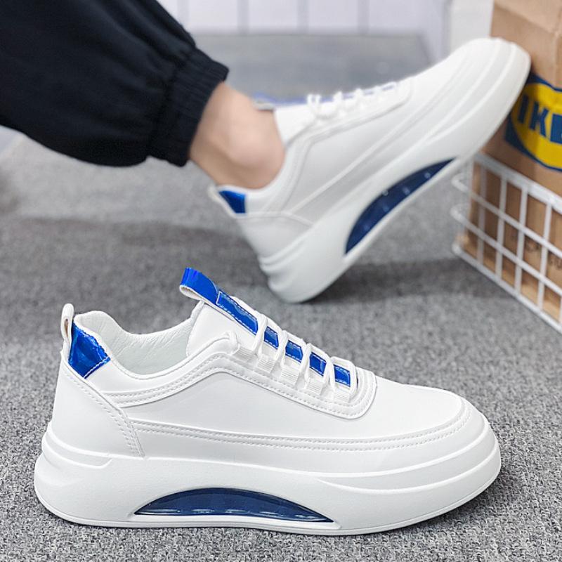 Men's Spring New Trendy Versatile Casual Sports Shoes Men's Thick Soled Lightweight Anti Slip Breathable Trendy Shoes Men