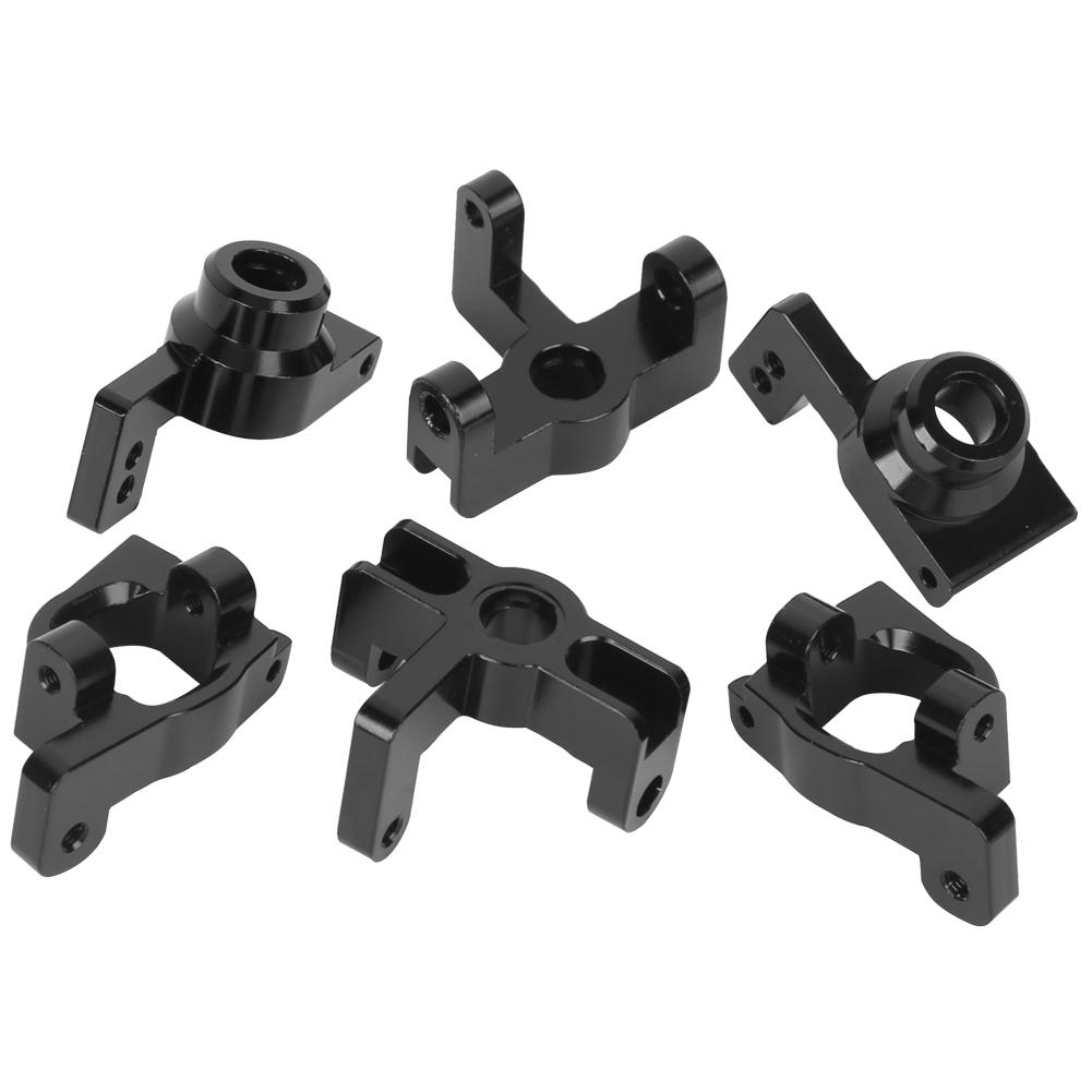 Front Wheel Seat Rear Wheel Seat C Shaped Seat Fit for 1:14 144001 RC Car(Black )